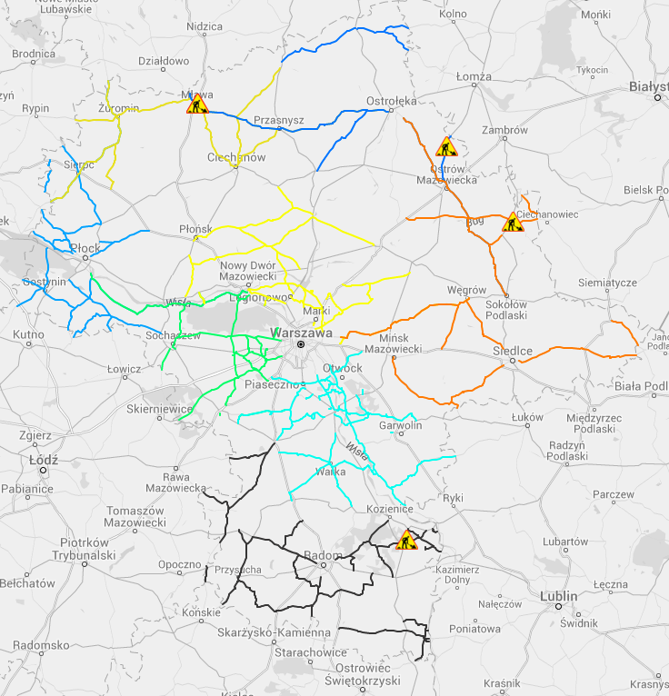 ZAGROŻENIA ŚRODOWISKA Wyniki pomiarów zanieczyszczeń