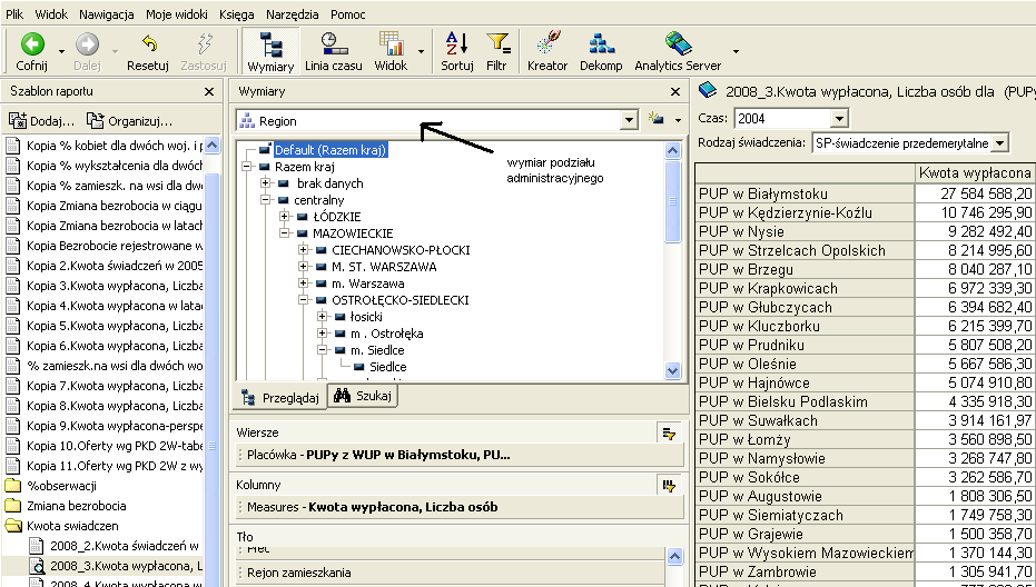 Pracy Województwa Mazowieckiego) oraz informatyka znającego się na oprogramowaniu MS SQL Server 2000.