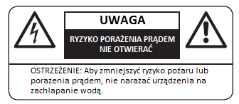 b) Ciała obce lub płyny dostały się do urządzenia; lub c) Urządzenie zostało wystawione na działanie deszczu; lub d) Urządzenie na działa normalnie lub wykazuje wyraźną zmianę w wydajności działania;