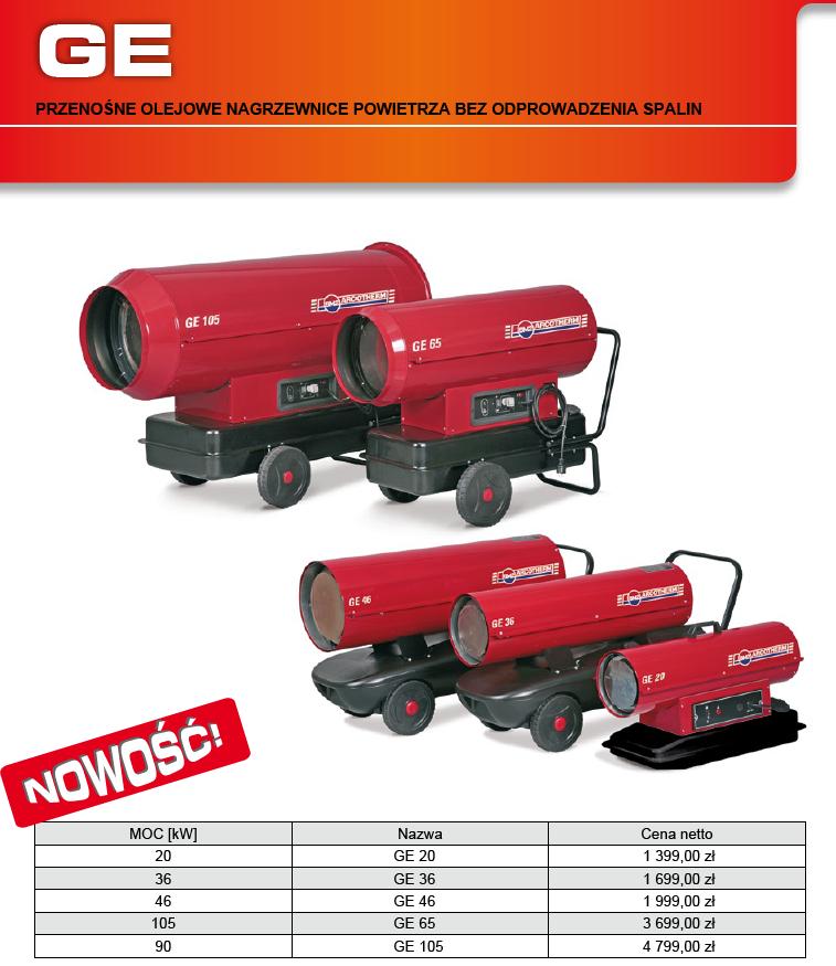 MOBILNE NAGRZEWNICE EC ( olejowe z odprowadzeniem spalin ) Mobilne urządzenia nadmuchowe z odprowadzaniem spalin. Ciepło w czystej postaci.
