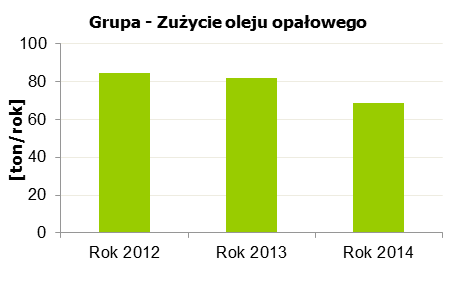 Przedsięwzięcia racjonalizujące zużycie paliw i energii Rysunek 1-6 Zużycie paliw i energii w populacji