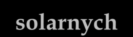 Parametry planowanych instalacji solarnych Powierzchnia czynna apertury Sprawność optyczna wysokoselektywnego kolektora względem apertury Szkło solarne, hartowane min. 1,85 m2 min.