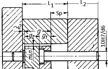 M W U 3) i naprawy form metalowych zgodnie z, na z PN P Na rysunku przedstawiono fragmen O L 2 = 60 mm, S p = 40 mm, g 1 = 25 mm.