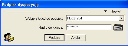 W przypadku wybrania Nośnika lokalnego jako Lokalizacji nowego klucza pojawi się dodatkowe okno, w którym należy wskazać, gdzie system powinien zapisać klucz.