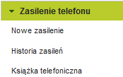 Należy na nim wybrać rachunek, z którego zostanie pobrana kwota doładowująca telefon, następnie wybrać operatora, uzupełnić pole Nr telefonu (numerem, którego