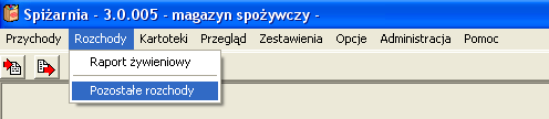 W oknie tym możemy również dodawać, usuwać lub modyfikować ilości produktów. W tym celu na produkcie, który chcemy zmienić, przyciskamy prawy przycisk myszki i z wyświetlonego menu wybieramy opcję.