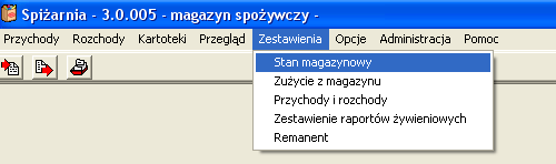 W oknie dostępne są przyciski "Drukuj zaznaczony", który powoduje wydrukowanie zaznaczonego dokumentu wraz z towarami i nagłówkiem dokumentu.