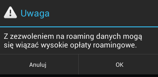 14 Następnie ustaw Data connection na EE EMT : Przejdź teraz do Roaming, następnie Data roaming i zaznacz EE EMT i potwierdź zezwolenie na roaming: Teraz wróć do menu Ustawienia i wybierz Więcej