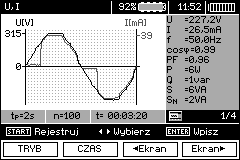 Przyciskami F3 i F4 zmienia się wyświetlane grupy