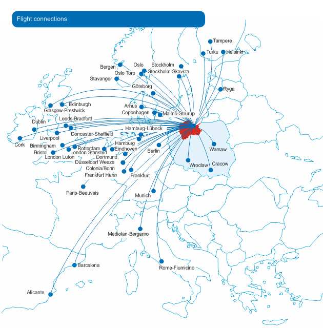 Brama do Unii Europejskiej 18 i Środkowo - Wschodniej BRAMA Europy DO EUROPY Port lotniczy > 4.