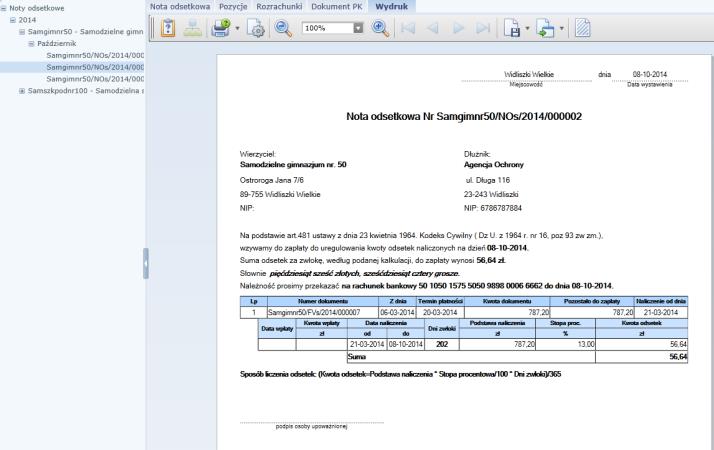 opracowywania na wyższy, ale tylko w wypadku jeśli w typie księgowania po stronie Dt zostało wybrane konto o typie rozrachunkowym.