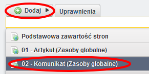 Po zakończeniu dodawania treści zapisujemy cały artykuł przy pomocy przycisku Publikuj, który znajduje się po prawej stronie w górnej części strony.