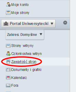 STRONA GŁÓWNA ZARZĄDZANIE ZAWARTOŚCIĄ STRON Istnieje kilka sposobów na dodanie nowego szablonu strony głównej do portalu.