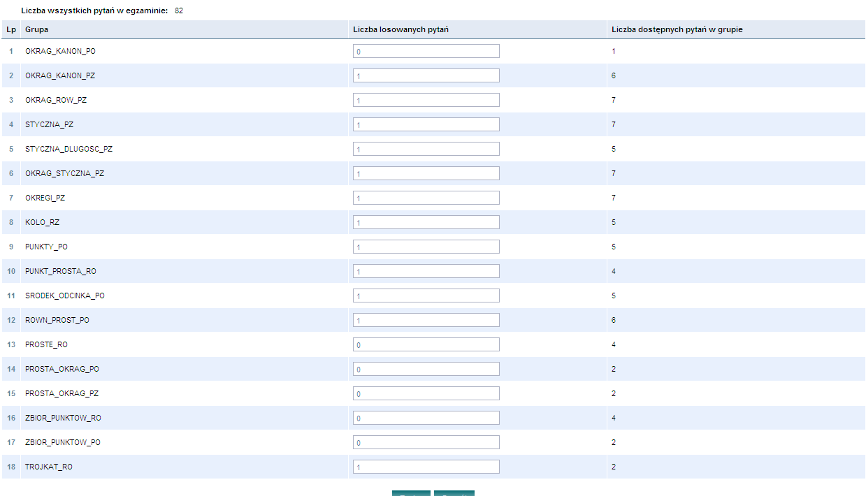 W polu Grupa - nazwa podgrupy zadań tworzona jest w oparciu o: Temat zadania (np.