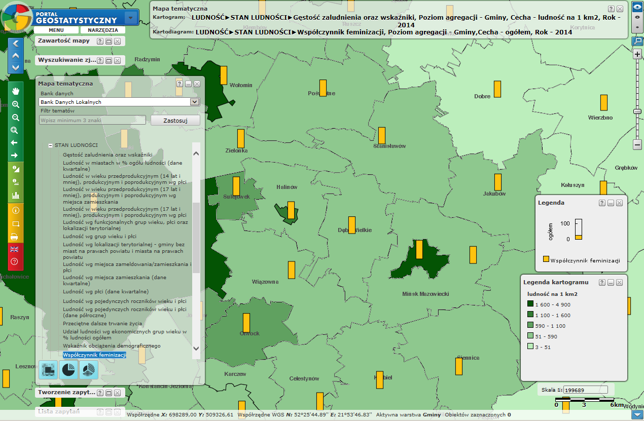 Portal Geostatystyczny PRZYKŁADY (cd.