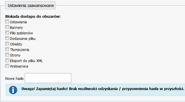 Uwaga: Hasło jest nadawane przez twórcę szablonu i to on odpowiada za zabezpieczony hasłem plik XML. Utraconego hasła nie da się odzyskać. 1.1.5 Testy A/B Stworzono mechanizm pozwalający na testy A/B.