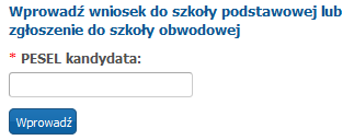 Rekrutacja do szkół podstawowych. Rejestracja kandydata strona 2 / 13 W menu gło wnym, znajdującym się po lewej stronie ekranu znajdują się niezbędne informacje oraz terminy rekrutacji.