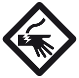 EN Risk of electrical accidents. Check that the electrical cable is connected to an appropriate electrical socket.