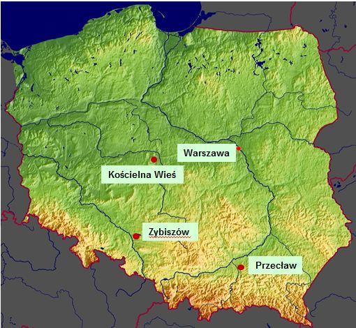 Warunki meteorologiczne sprzyjały rozwojowi grzyba Fusarium graminearum, który jest sprawcą tzw. czerwonej fuzariozy kolb. Średnie temperatury powietrza we wszystkich miejscowościach były zbliżone.