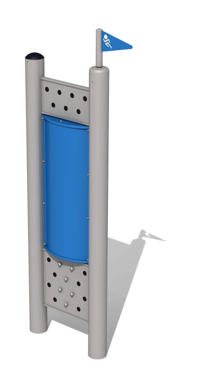 OPIS TECHNICZNY Funkcje urządzenia PYLON Urządzenie stanowi element nośny urządzeń Fitness. Do płyt montażowych Pylonu możliwy jest montaż dwóch dowolnych urządzeń (obustronnie). Wysokość nad pow.