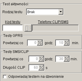 Liczba prób komunikacji (CLIP/SMS) - służy do określenia ile razy (w przypadku zajętości linii) nadajnik ma powtarzać próbę dodzwonienia się do stacji monitorującej.