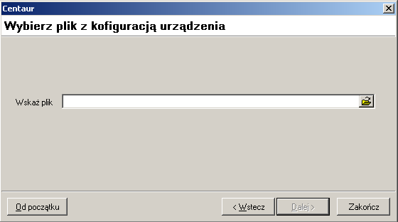 Po prawidłowym wypełnieniu wszystkich zakładek konfiguracji użytkownik znajduje się w zakładce Gotowe.