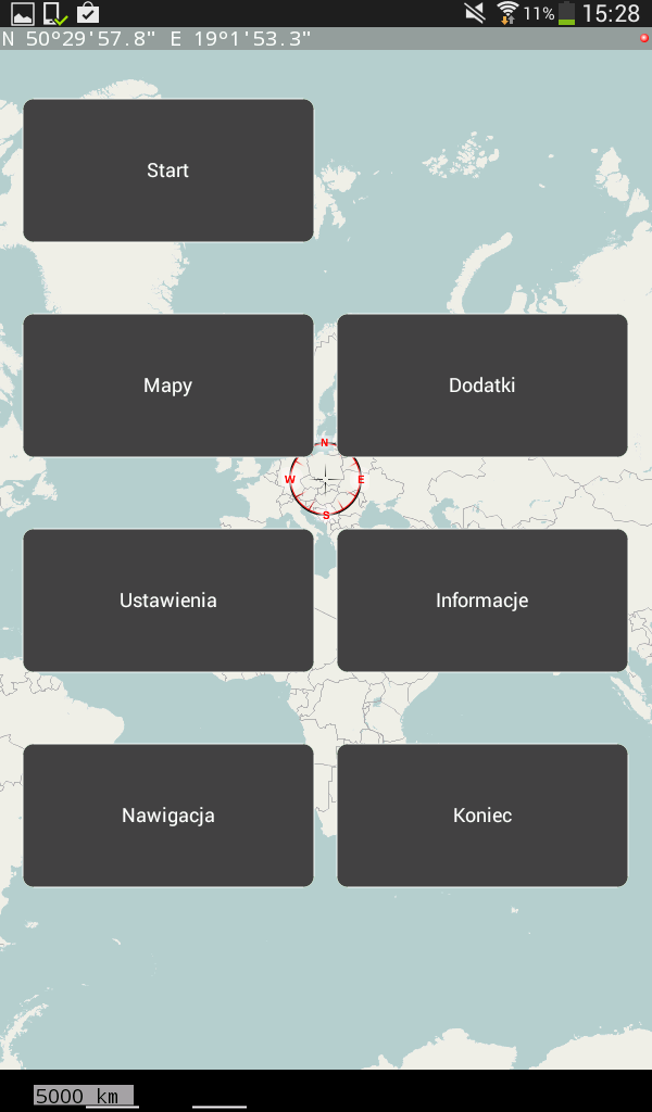 Aplikacja mobilna 1. Instalacja darmowej aplikacji Trekbuddy z poziomu smartfona możliwa jest przez sklep Google Play pod adresem: https://play.google.com/store/apps/details?id=net.trekbuddy.