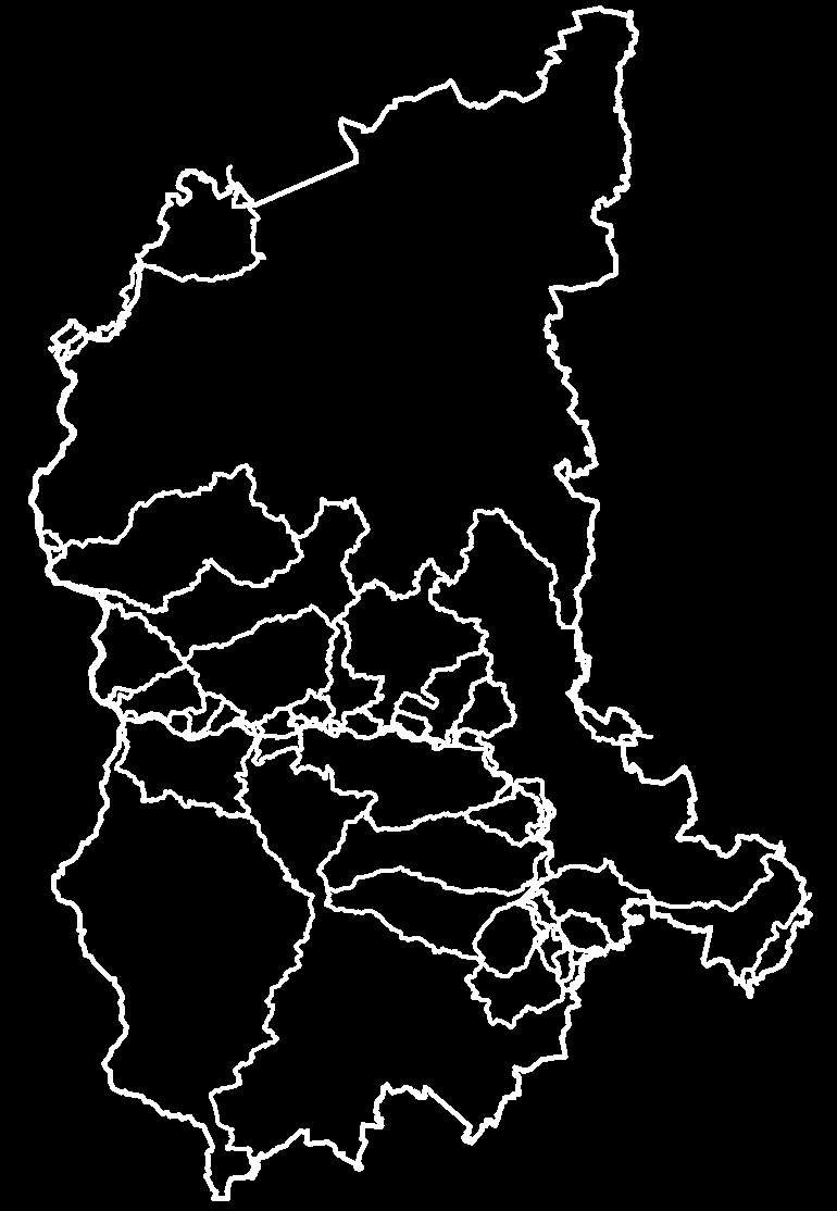 Ryc. 2. Granice regionów wodnych na terenie województwa lubuskiego. Ryc. 3.