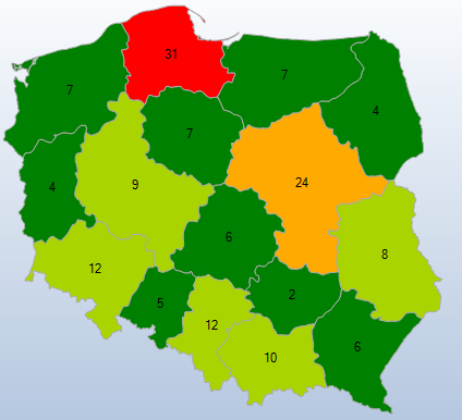 udział szkół 146 szkół wzięło udział w zawodach