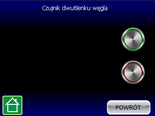 W celu wysterowania ustawiamy na wyświetlaczu pożądane temperatury powietrza zewnętrznego, dla których wymiennik gruntowy ma zacząć działać w okresie letnim i zimowym.