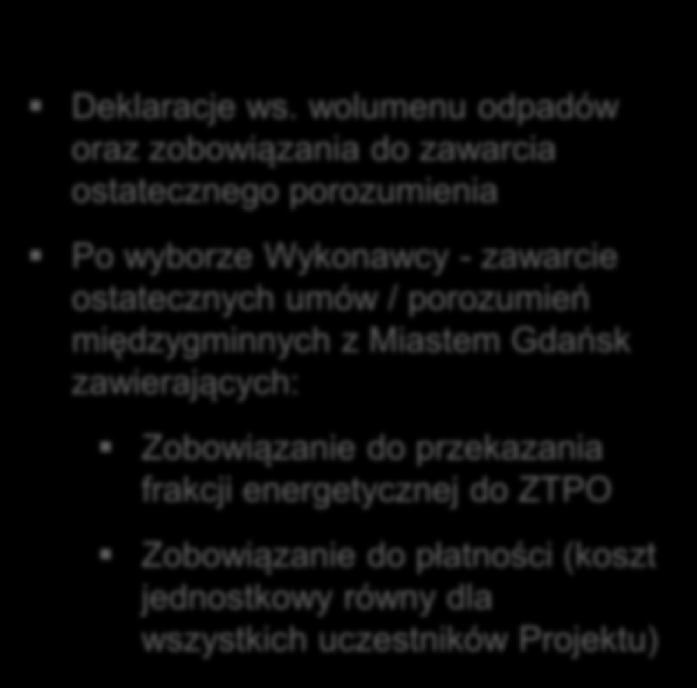 7 NAJWAŻNIEJSZE FAKTY DLA GMIN Proponujemy Korzyści z udziału w Projekcie Oczekujemy Możliwość zagospodarowania zadeklarowanego wolumenu Frakcji po stabilnej cenie, bez ryzyka znaczącego wzrostu