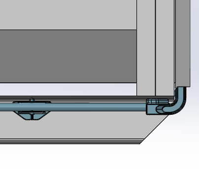 Lever must be attached to ӏ-beam through the drilled holes with screws and must not be welded. Attention: Check the functionality before continue!