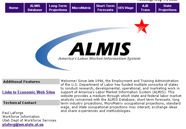 ALMIS America s Labor Market Information System od 1994 r.