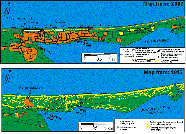 Zabudowa Mielna i Unieścia Zabudowa 1915-2002 Zabudowa po jednostce wojskowej od 2005 PROBLEM nr 3.