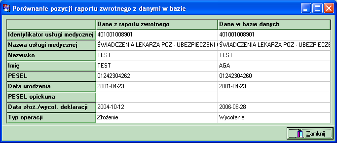 Rysunek 300 Potwierdzenie wycofania deklaracji JeŜeli deklaracja nie zostanie zaznaczona, a uŝytkownik kliknie na przycisk wówczas wyświetlony zostanie poniŝszy komunikat: Rysunek 301 Komunikat w