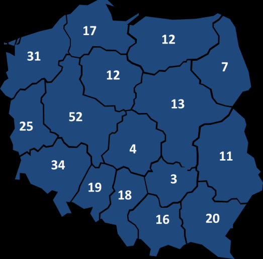 WSPÓŁPRACA Z SAMORZĄDAMI 8 DWORCE KOLEJOWE PRZEKAZANE W LATACH 2002-2015 W CAŁEJ POLSCE 294 SZT.