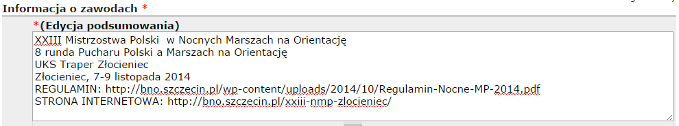 Nie umieszczaj tu długich opisów to nie temu ma służyć. Długi opis umieść w Artykule!