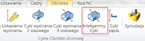 Aby korzystać z tej opcji należy zaktualizować uchwyt o określone odsunięcie jak również włączone wykrywanie kolizji. Cykl otwory będzie wykrywał i wycofywał narzędzie w razie potrzeby.