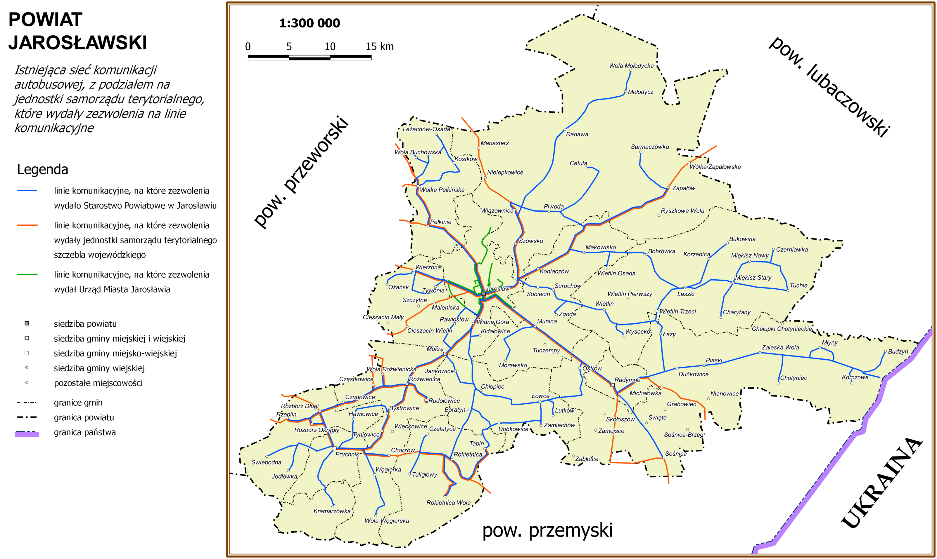 Plan zrównoważonego rozwoju publicznego transportu zbiorowego dla Powiatu Jarosławskiego Rys. 4.3.2.1.