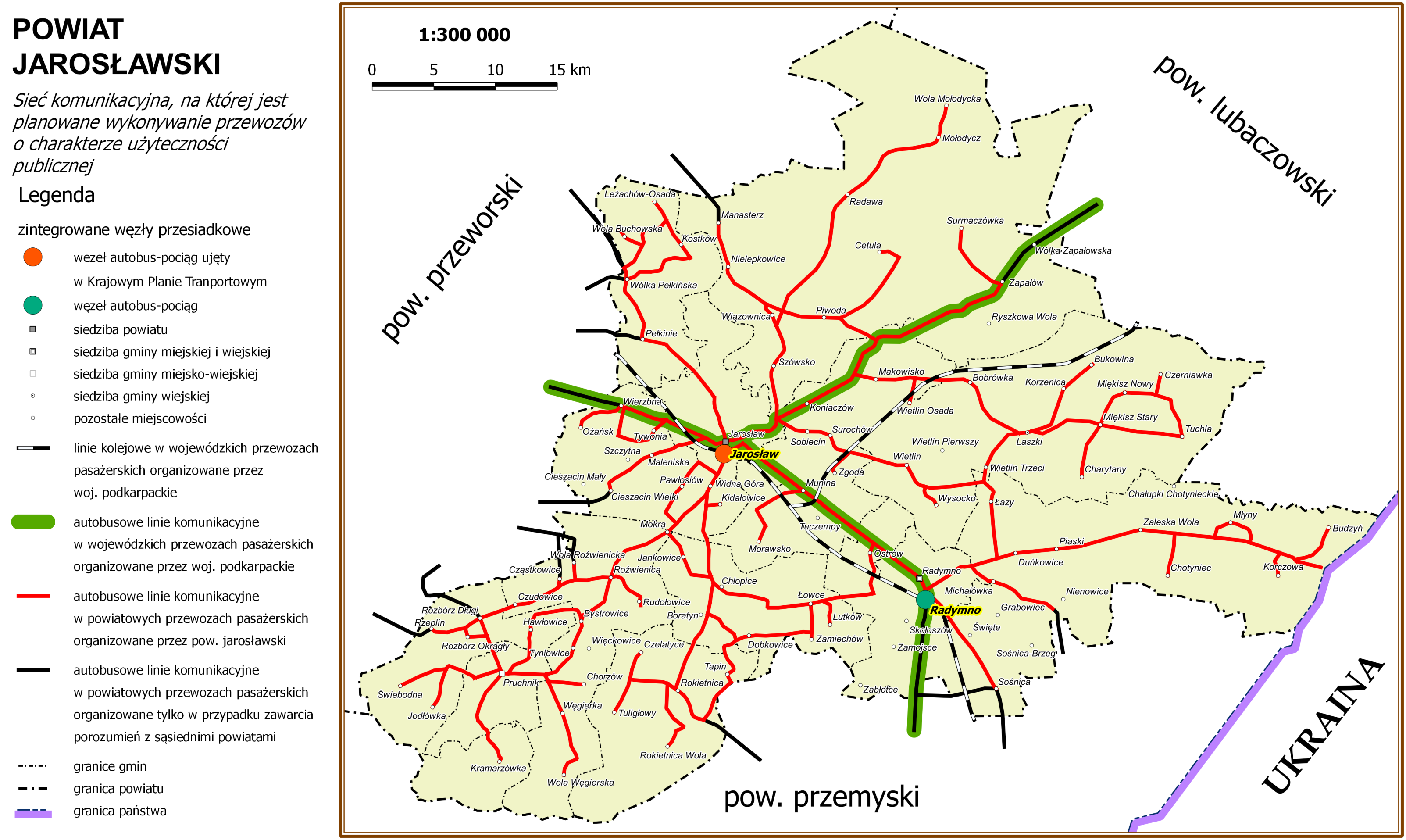 Plan zrównoważonego rozwoju publicznego transportu zbiorowego dla Powiatu Jarosławskiego Rys. 8.1.2.