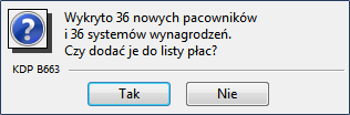 Rys. 244 Okno Nowa lista płac - zakładka Tworzenie. Dołączanie okresu płacowego przyciskiem Dodaj.