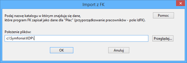 nastąpiło uzgodnienie numeru identyfikacyjnego w obu programach. Podczas importu program uwzględni tylko te numery identyfikacyjne, które zostały nadane pracownikom po raz pierwszy.