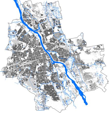 AdaptCity Etap II: wydzielenie obszarów o w pełni wykształconej zwartej strukturze funkcjonalno-przestrzennej w oparciu o przyjęte kryteria Kryteria delimitacji (obiektywne): Analizy ilościowe -