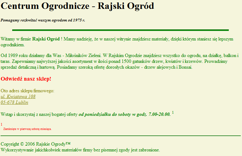 Jeśli chce się zobaczyć wszystkie, pełna lista odniesień do znaków została opublikowana w Internecie http://www.webstandards.org/learn/reference/charts/entities Zadanie 24.