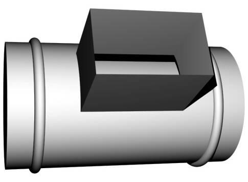 Cennik System wentylacyjny Kanały i kształtki okrągłe Trójnik z króćcem pod kratkę wentylacyjną. Wykonane z blachy stalowej ocynkowanej. Możliwa realizacja z blachy nierdzewnej: 1,4301; 1,4016.