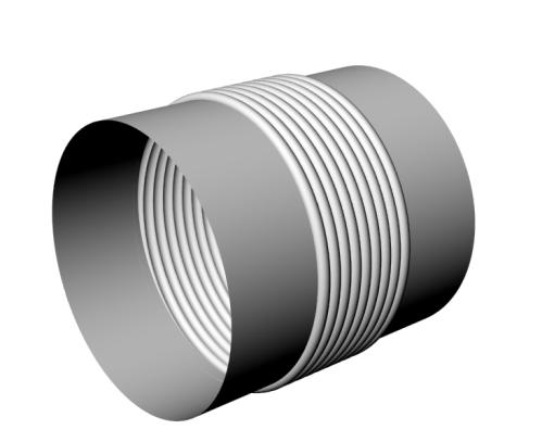 Cennik System wentylacyjny Kanały i kształtki okrągłe Krócice wykonany jest z blachy stalowej ocynkowanej.