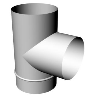 Cennik System wentylacyjny Kanały i kształtki okrągłe Trójnik symetryczny ze stali ocynkowanej. Możliwość zamówienia ze stali kwasoodpornej.