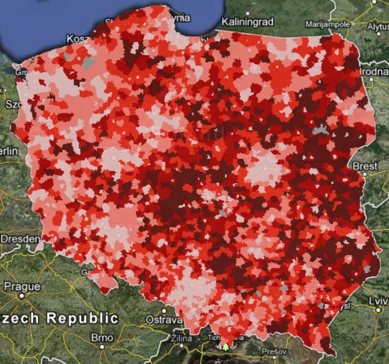 ORGANIZACJE POZARZĄDOWE I OSP NGO na 10 tys.