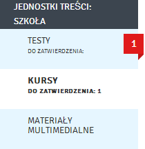 2. MENU CMS JEDNOSTKI TREŚCI - KURSY Kliknij, aby dodać nowy