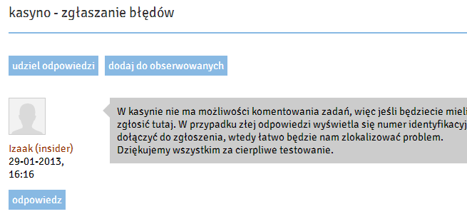 1. MENU CMS FORUM Wątki i ich autorzy w ramach grupy na FORUM. Odpowiedź na wątek grupy.